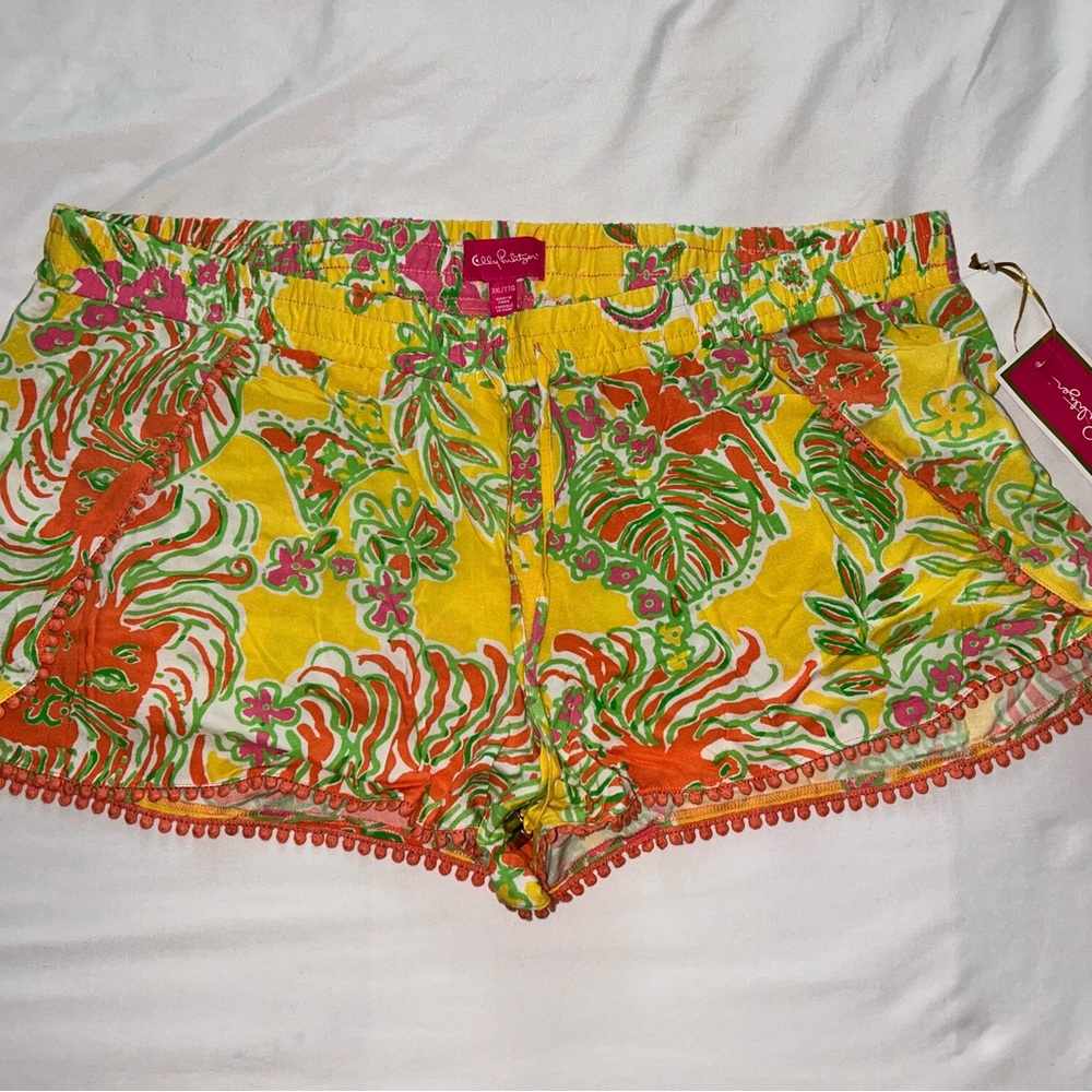 Lilly Pulitzer For Target Happy Place Pom Pom Challis Shorts